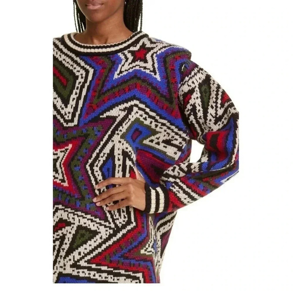 Farm Rio Mystric Trip Sweater Dress Size Small - Picture 2 of 11